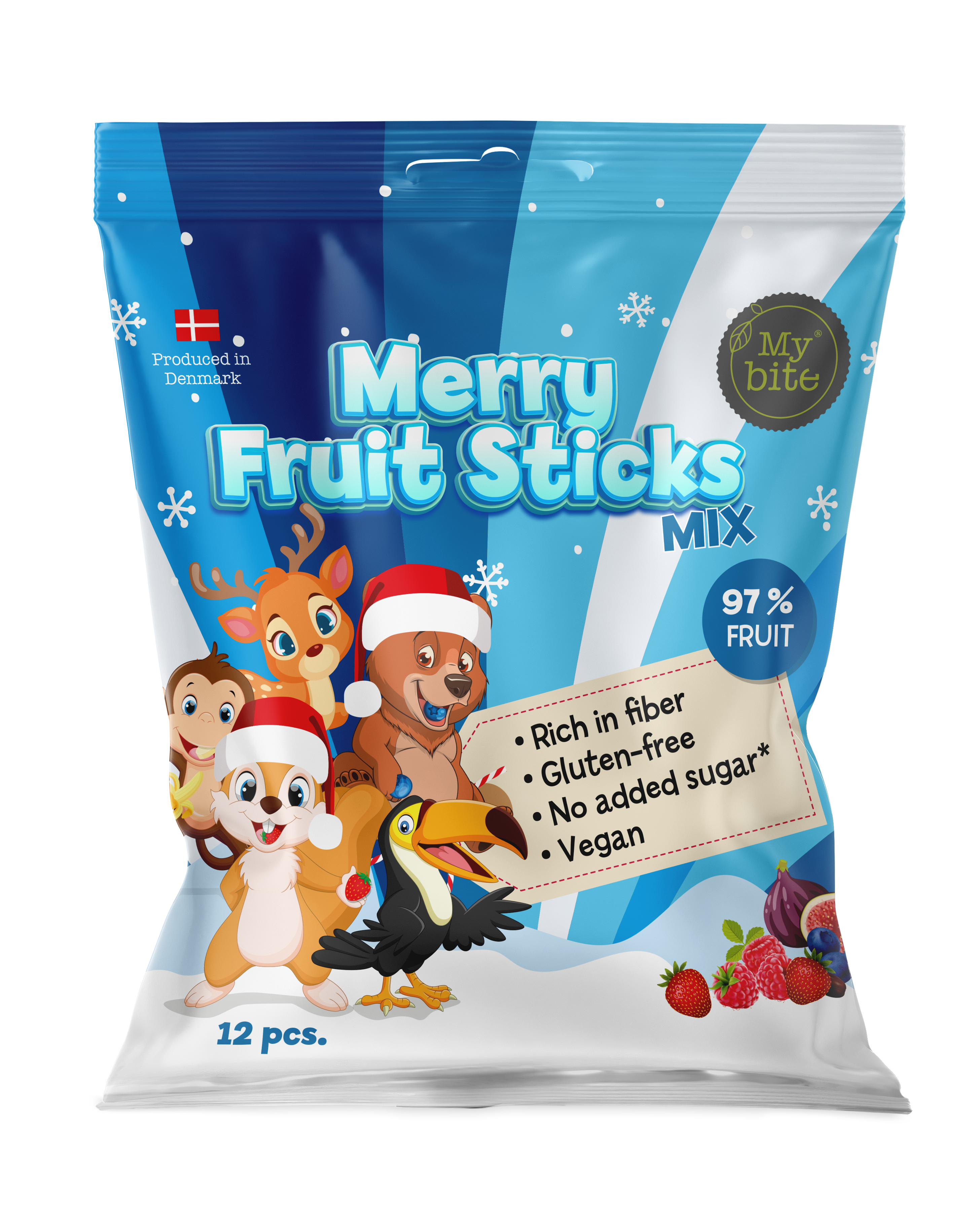 Christmas Fruit Sticks Mix (No Window)